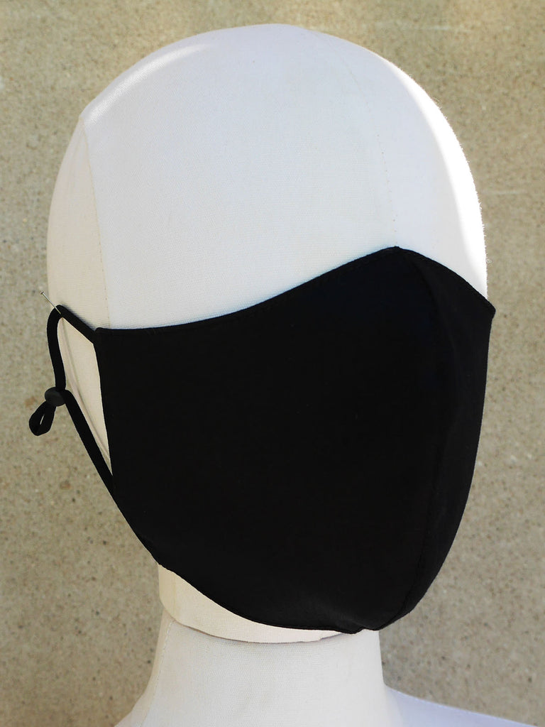 Cotton Satin Mask with elastic loops