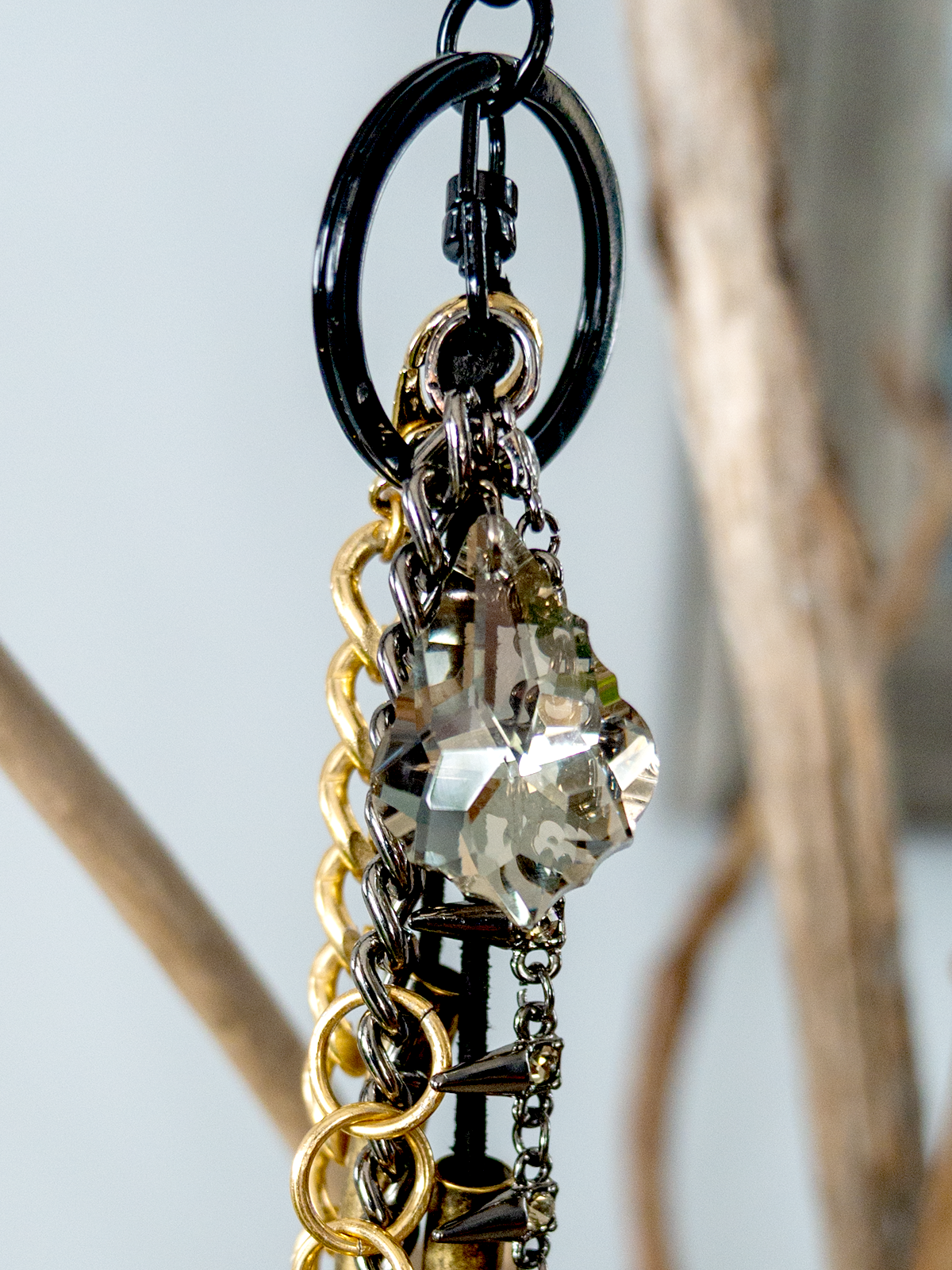 Bag Charm BLK/Gold Style#01