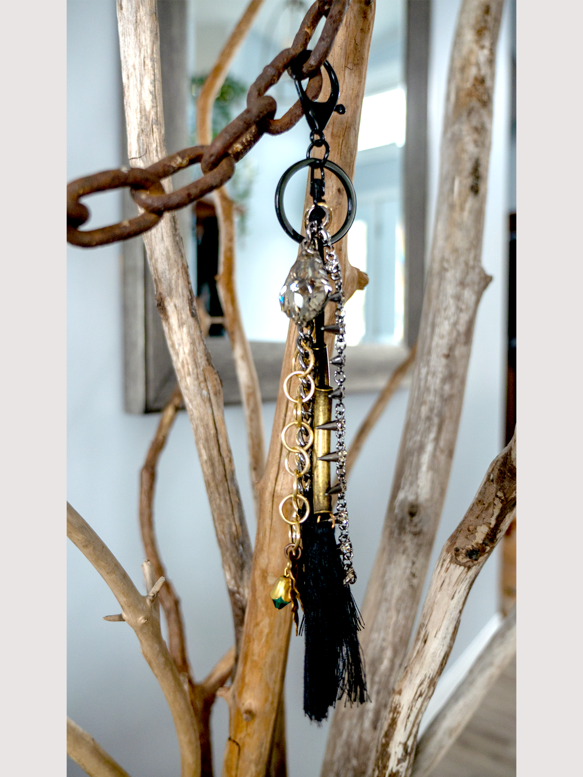 Bag Charm BLK/Gold Style#01
