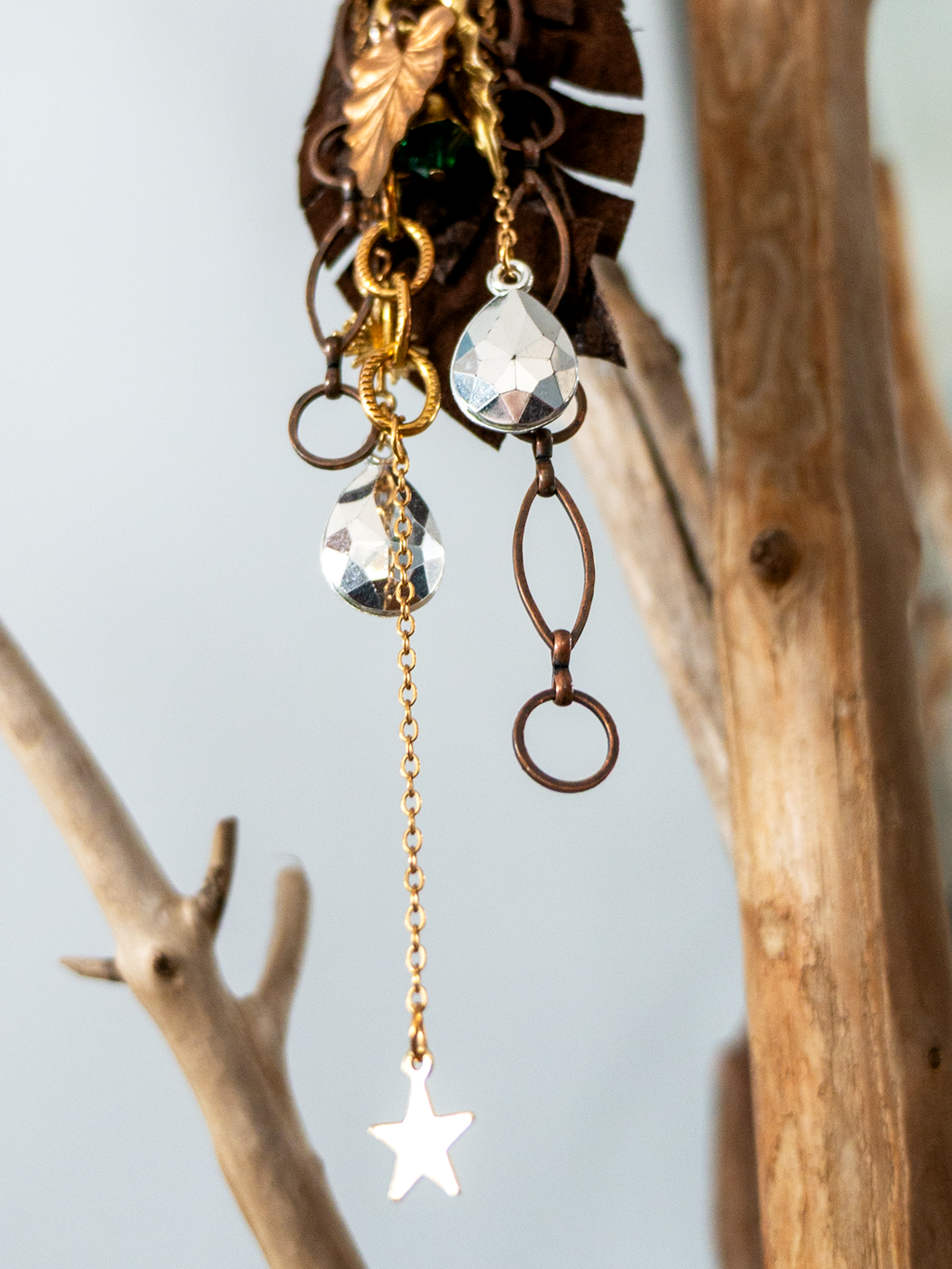 Charm Brown & Gold Style#04