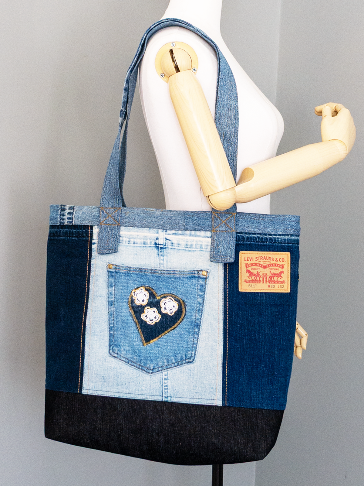 UPCYCLED TOTE BAG - Style#03 Sample