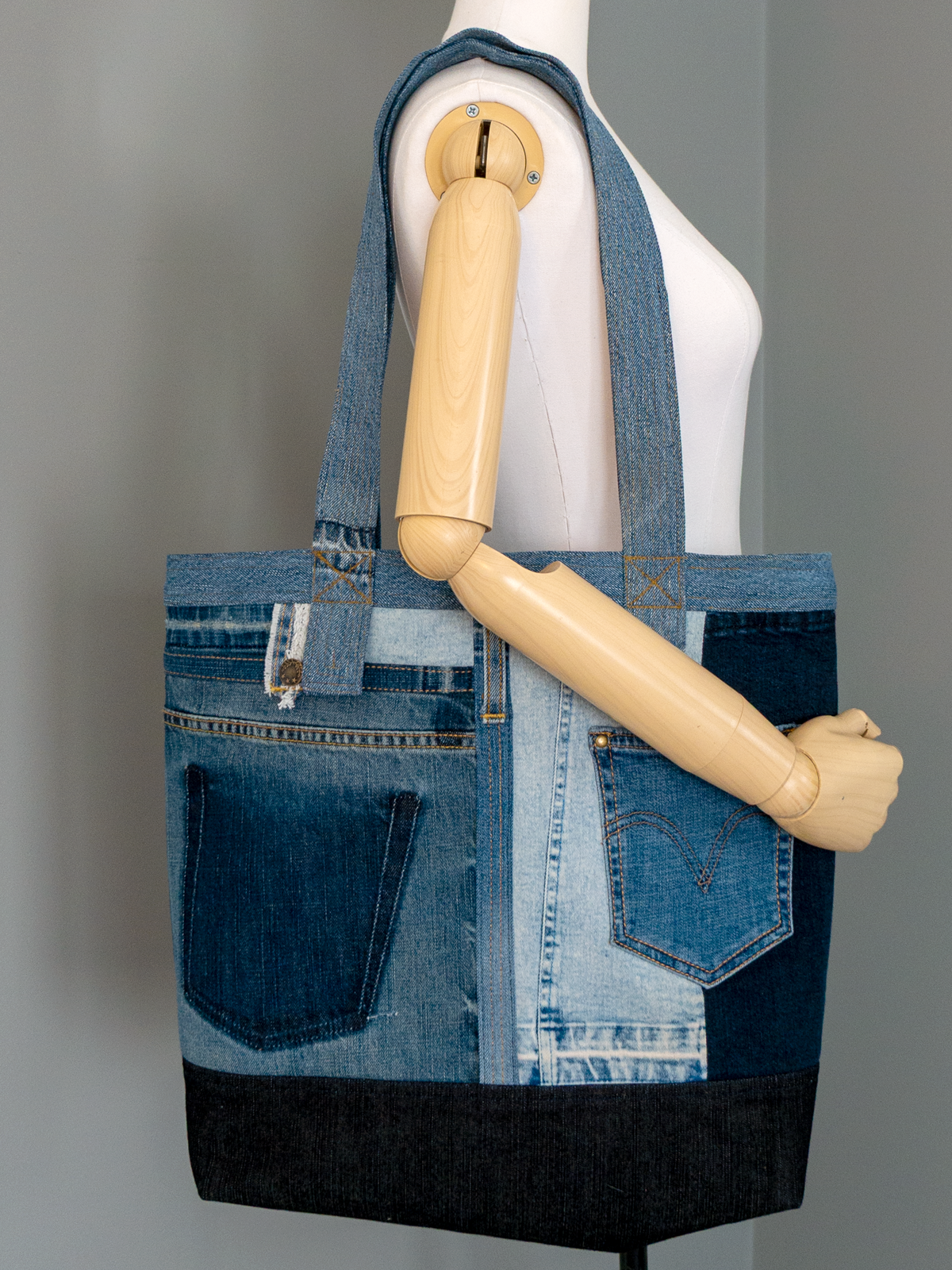 UPCYCLED TOTE BAG - Style#03 Sample