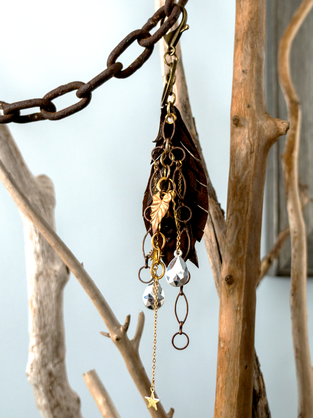 Charm Brown & Gold Style#04