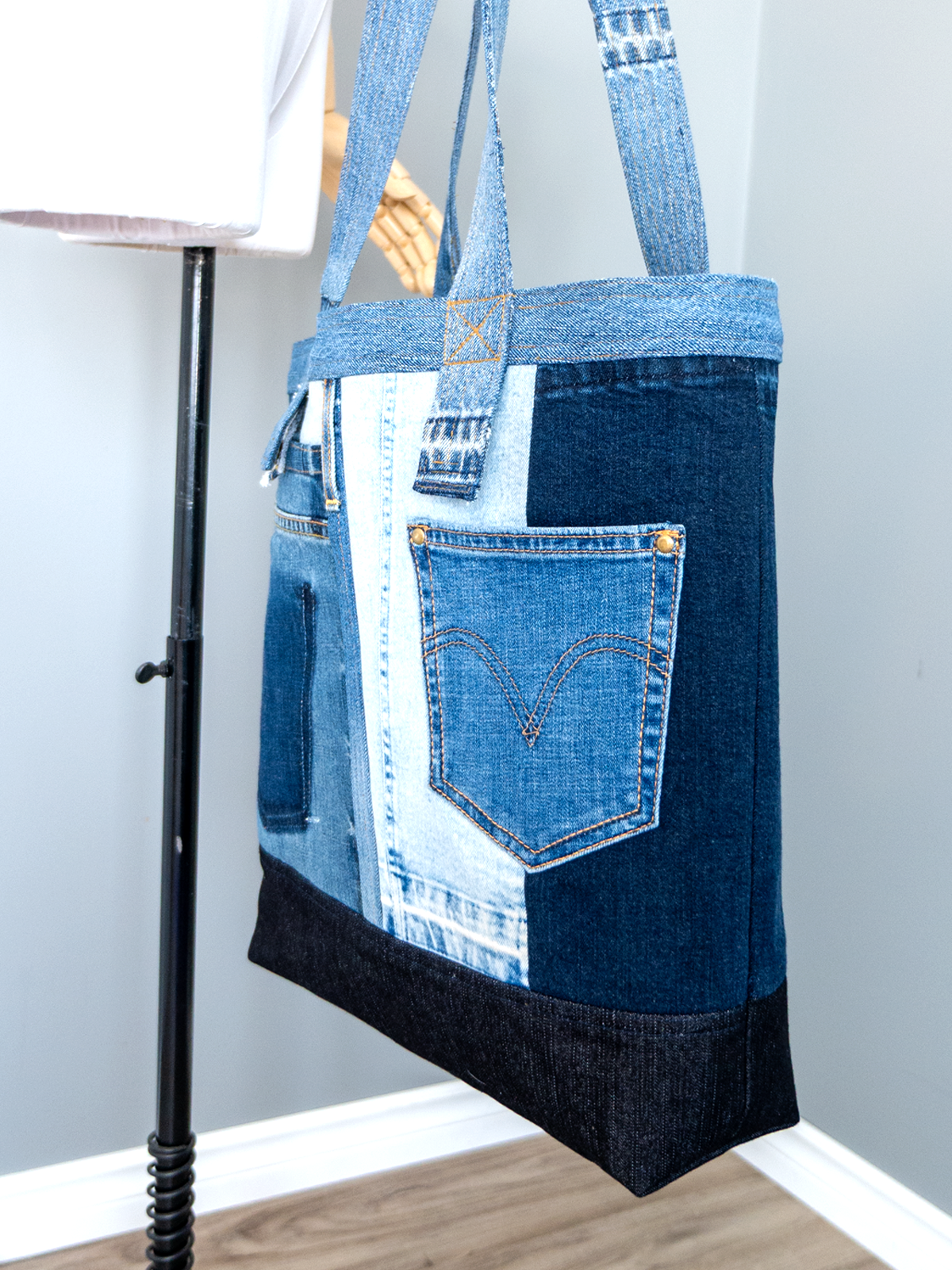 UPCYCLED TOTE BAG - Style#03 Sample